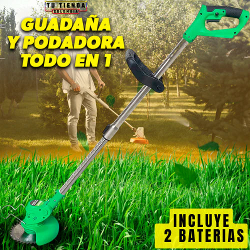 Podadora de cesped inalambrica 2 bateria