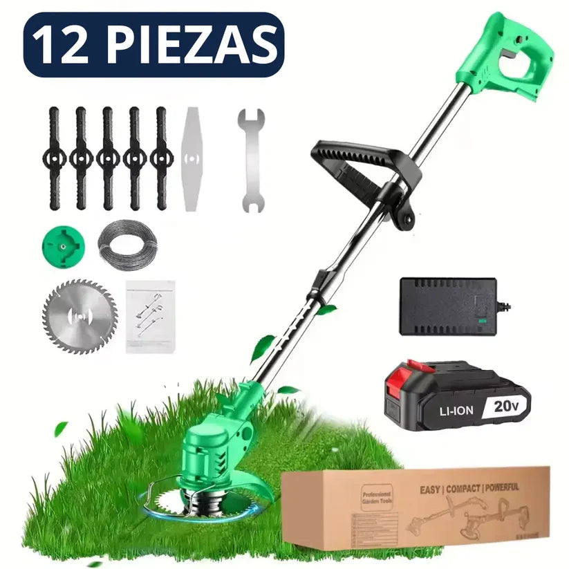 Podadora de cesped inalambrica 2 bateria